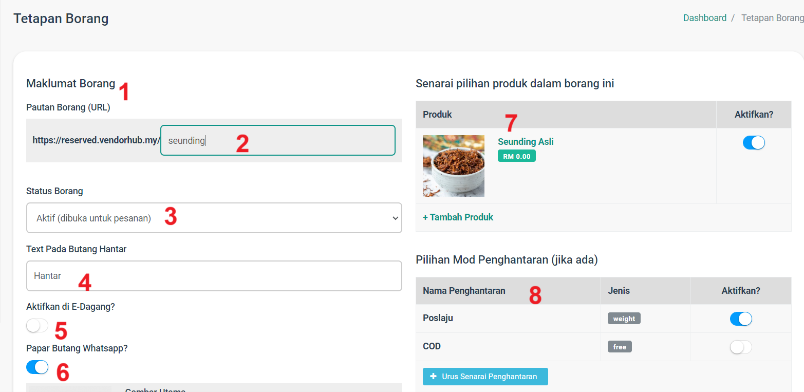 borang 1