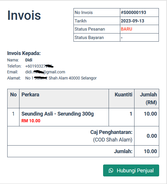 invoice 1